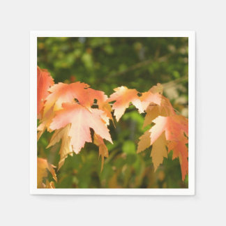 Guardanapo De Papel Autumn Deixa Papel Brilhante Napkins