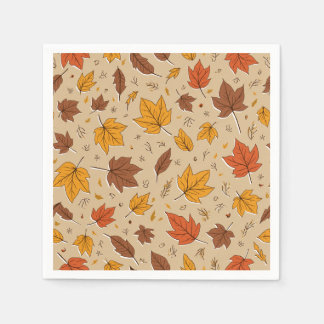 Guardanapo De Papel Autumn Deixa Papel Napkin