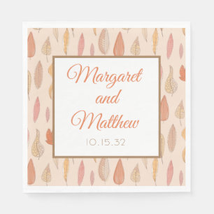 Guardanapo De Papel Autumn Fall Season Personalizada Wedkins