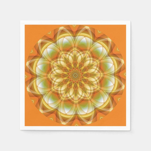 Guardanapo De Papel Autumn Kaleidoscope Clássica (Frente)