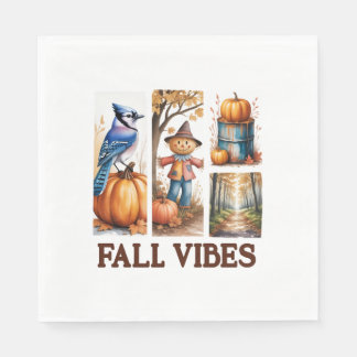 Guardanapo De Papel Autumn Vibes Fall Vibes