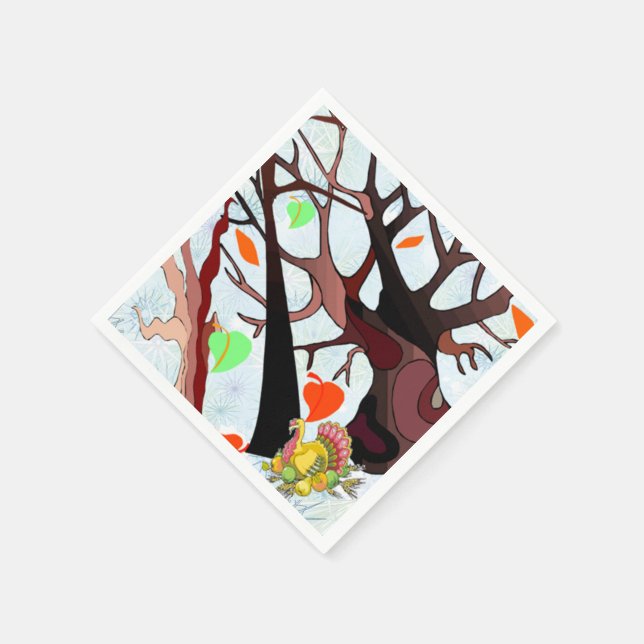 Guardanapo De Papel Autumn Wonderland - (Canto)