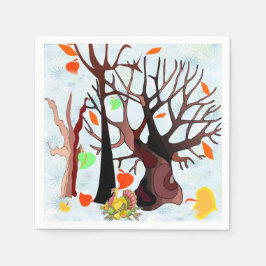 Guardanapo De Papel Autumn Wonderland -