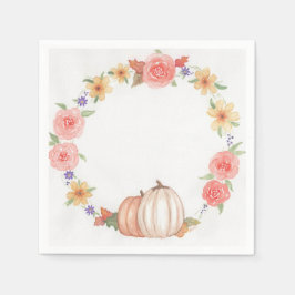 Guardanapo De Papel Autumn Wreath