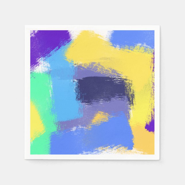 Guardanapo De Papel AVC vibrante para abstrato (Frente)