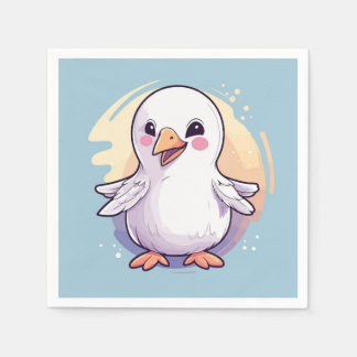 Guardanapo De Papel ave branca