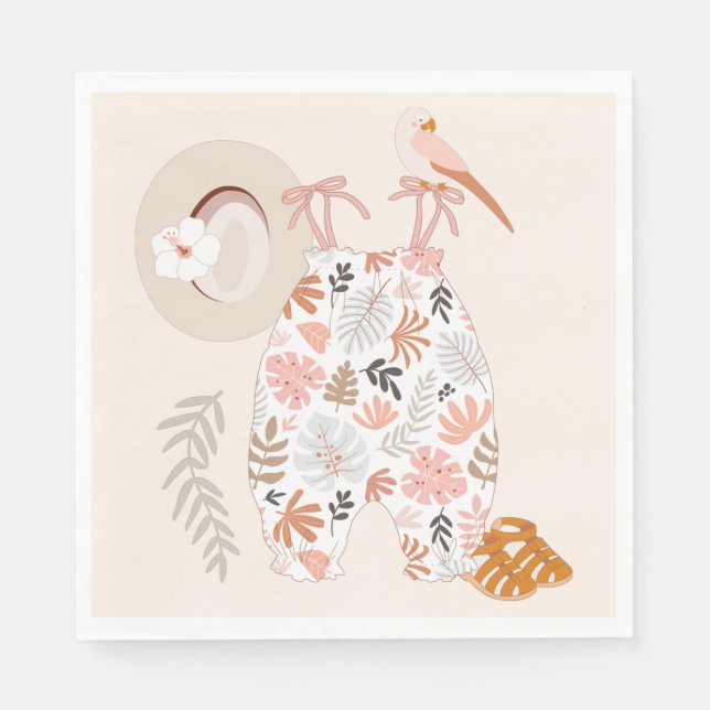 Guardanapo De Papel Aventura Aguarda o seu menino! Explorador Pequeno (Frente)