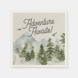 Guardanapo De Papel aventura florestal da floresta