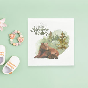 Guardanapo De Papel Aventura Inicia Ursos Russos Da Tipografia