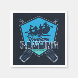 Guardanapo De Papel Aventura Personalizada Rafting Whitewater River