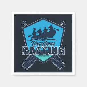 Guardanapo De Papel Aventura Personalizada Rafting Whitewater River