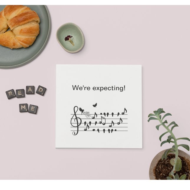 Guardanapo De Papel aves amadoras, gravidez, personalizável (Criador carregado)