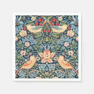 Guardanapo De Papel Aves Cuecas, Morango-Morango, Arte Vintage, Vs 2