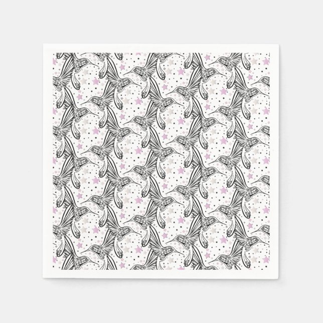 Guardanapo De Papel Aves de Cama IV (Frente)