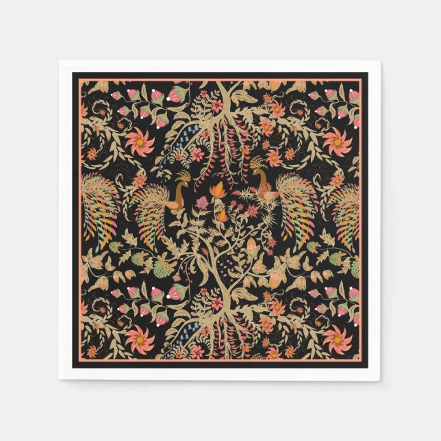 Guardanapo De Papel Aves do Paraíso (Frente)