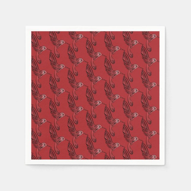 Guardanapo De Papel Aves Humanas II (Frente)