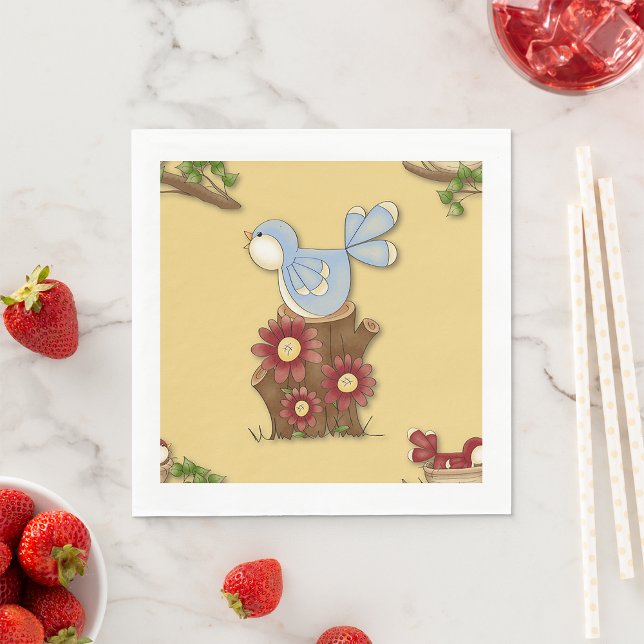 Guardanapo De Papel Aves primavera (Criador carregado)