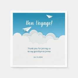 Guardanapo De Papel Avião de Papel na Festa de Saída do Céu