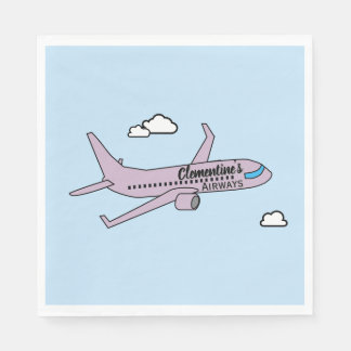 Guardanapo De Papel Avião Personalizável