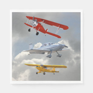 GUARDANAPO DE PAPEL AVIÕES