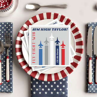 Guardanapo De Papel Aviões de Jato da Força Aérea Militar indo embora