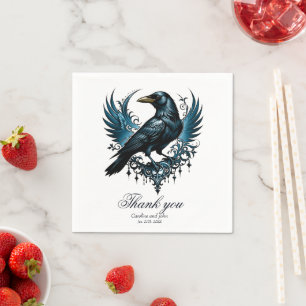 Guardanapo De Papel Avó preto majestoso sentado em um ornamentado