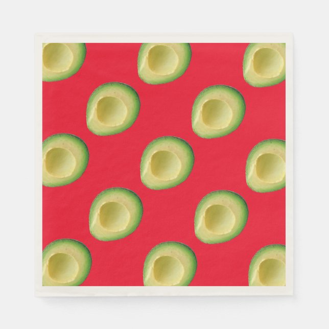 Guardanapo De Papel Avocado Mania 4Emma (Frente)