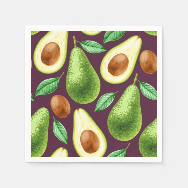 Guardanapo De Papel Avocado Napkins (Frente)