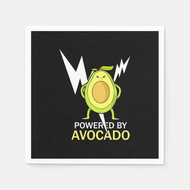 Guardanapo De Papel Avocado Por Avocado (Frente)