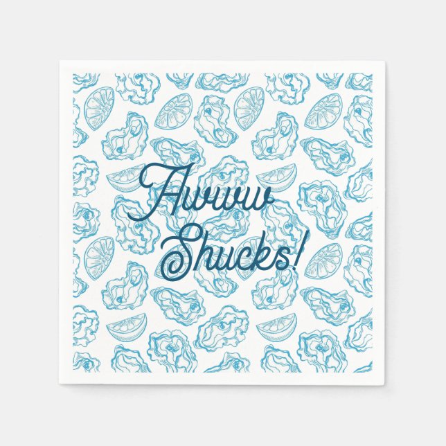 Guardanapo De Papel Aww Shucks Cocktail Napkin (Frente)
