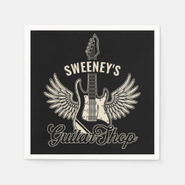 Guardanapo De Papel Ax Ax Electric ADD NAME Compro Guitarrista