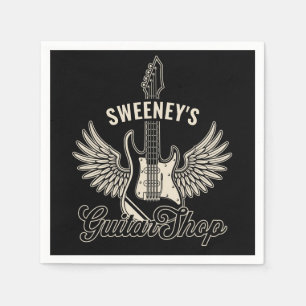 Guardanapo De Papel Ax Ax Electric ADD NAME Compro Guitarrista