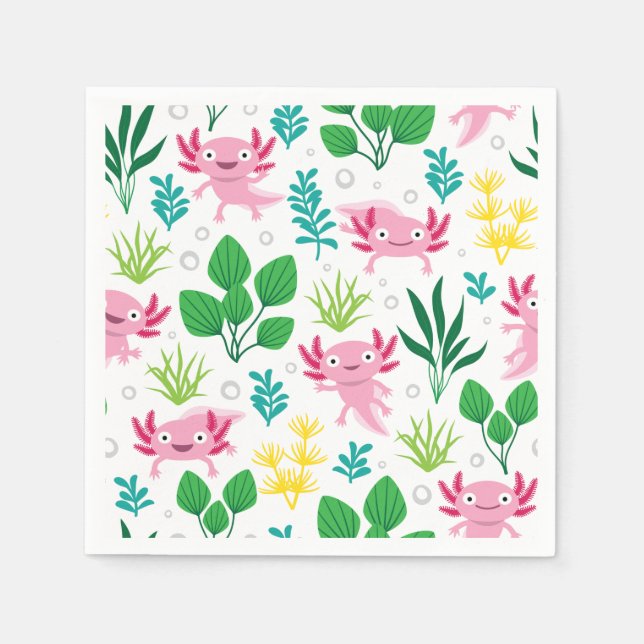 Guardanapo De Papel Axolotl (Frente)