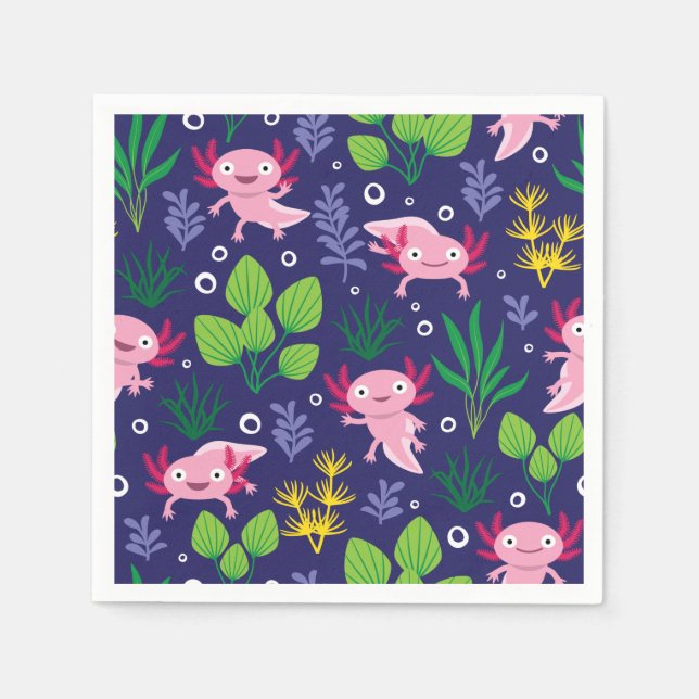 Guardanapo De Papel Axolotl (Frente)