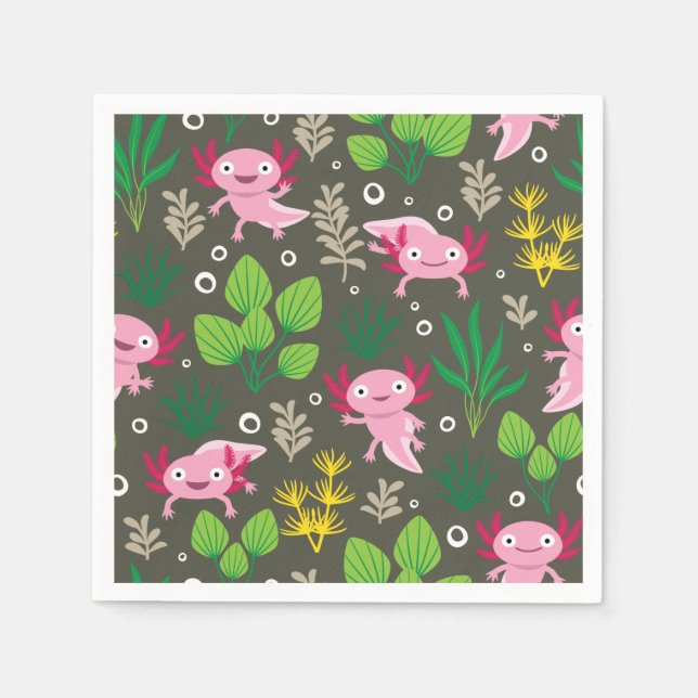 Guardanapo De Papel Axolotl Napkins (Frente)