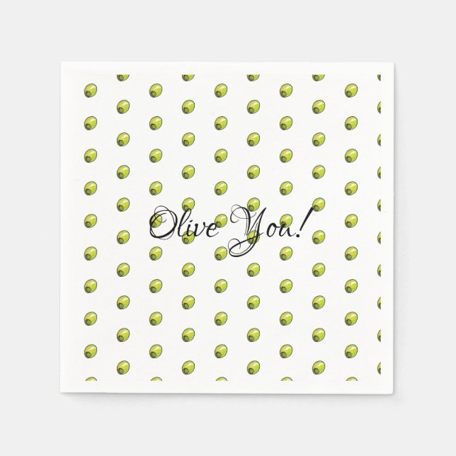Guardanapo De Papel Azeitona (Frente)