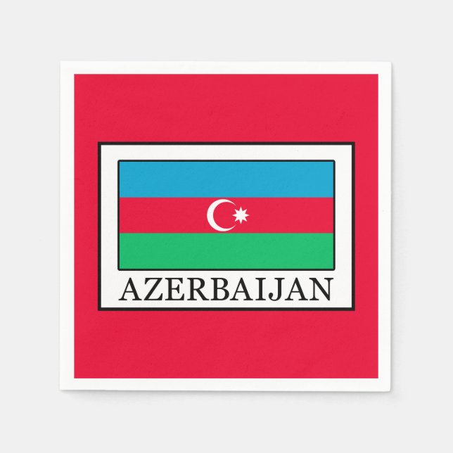 Guardanapo De Papel Azerbaijão (Frente)