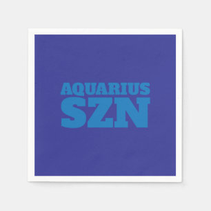 Guardanapo De Papel Azul Aquarius SZN Legal