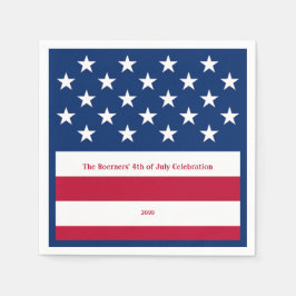 Guardanapo De Papel Azul-branco-branco-preto