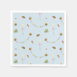 Guardanapo De Papel Azul-céu aquoso