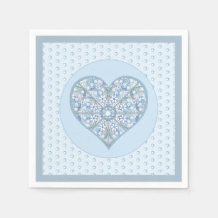 Guardanapo De Papel Azul claro-azulado cerâmico