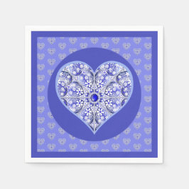 Guardanapo De Papel Azul de rendas cerâmicas de Grécia