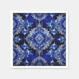 Guardanapo De Papel Azul - decoração - Papel de Natal - Nápoles