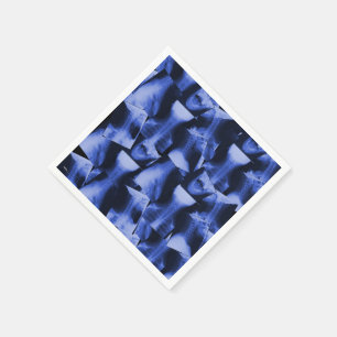 Guardanapo De Papel Azul eletromagnético radiado