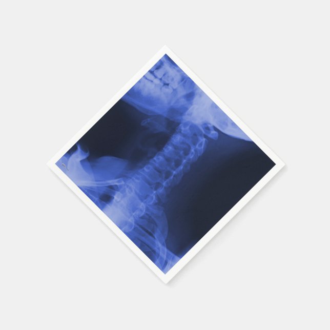 Guardanapo De Papel Azul eletromagnético X-Rayed 2 (Canto)