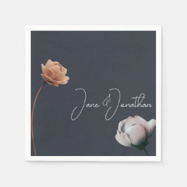 Guardanapo De Papel Azul escuro e seco, floração mínima