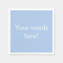 Guardanapo De Papel Azul Francês Claro Personalizado