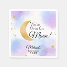 Azul rosa Estamos sobre o Chá de fraldas neutro da