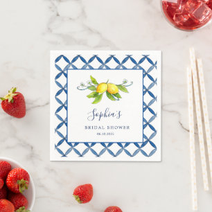 Guardanapo De Papel Azulejo de limão italiano Chá de panela de compres