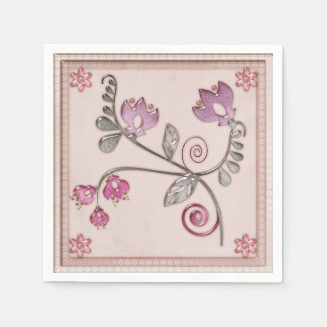 Guardanapo De Papel Azulejo de vidro (Frente)